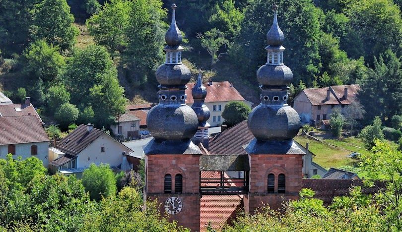 Vue sur Saint-Quirin en Moselle